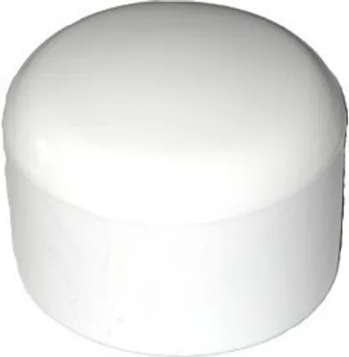 Produktbild von 50 Stück Kappe für Rundrohr D = 40  mm L = 23,50 mm  --- WEISS