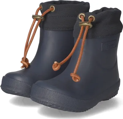 Produktbild von bisgaard 5714163384703, Stiefel, Kind, Blau, Breite Passform, Schnürverschluss, Gummi