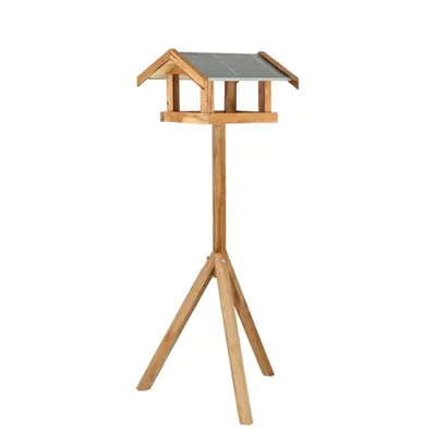 Immagine prodotto di Mangiatoia per uccelli Esschert Design con tetto rettangolare in acciaio
