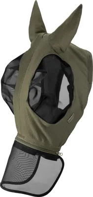 Produktbild von Eskadron Classic Sports Fliegenmaske " DYNAIR MESH PRO DETACH " , dusty olive Größe - Vollblut