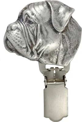 Immagine prodotto di Bulmastif - spilla con clip, porta numero di gara, spilla d'argento per esposizioni canine del marchio Art-Dog