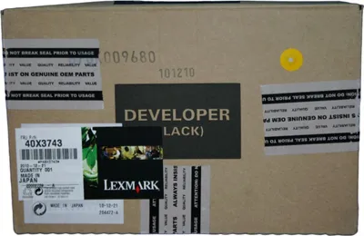 Produktbild von Lexmark 40X3743 Entwickler Schwarz für Lexmark C935