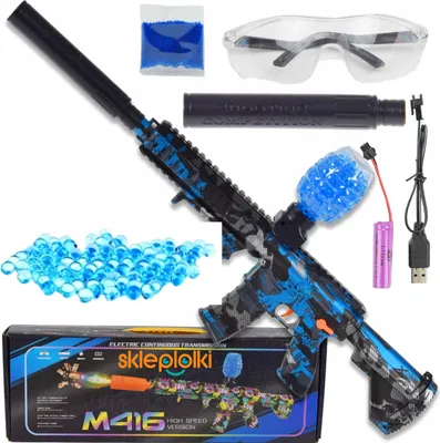 Immagine prodotto di Lolex | Fucile automatico di grandi dimensioni - 800 G - Funzionamento a batteria - Proiettili al gel - Replica militare
