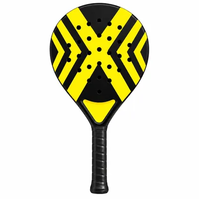 Produktbild von Padelschläger Set Tennis Schläger für Anfänger & Fortgeschrittene – Erwachsene Profi Racket Padel Schläger (Gelb)