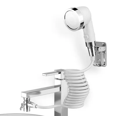 Immagine prodotto di Set per doccetta da lavabo con tubo e supporto, 3 modalità