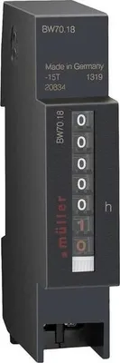 Obrázok produktu pre Müller BW 70.18 24V 50Hz Počítadlo prevádzkových hodín Počítadlo valčekov