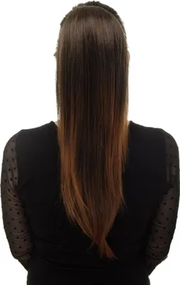 Produktbild von WIG ME UP Haarteil, glatt, Schwarz-Braun-Mix WK06-2T30