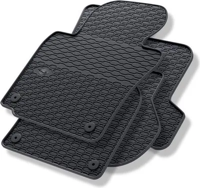 Produktbild von Gummifußmatten Geyer & Hosaja für Volkswagen Golf V, Volkswagen Golf VI, Volkswagen Jeta (2005–2010), Volkswagen Scirocco (2008–2017) / Seat L