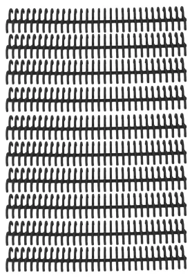 Immagine prodotto di Solidchoice - Set di 10 anelli a spirale riutilizzabili in plastica PP per raccoglitori ad anelli