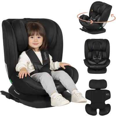 Produktbild von Lionelo Bastiaan i-Size Autokindersitz ab Geburt bis 12 Jahre, ab 0 kg bis 36 kg, i-Size, Isofix + Top Tether - Schwarz
