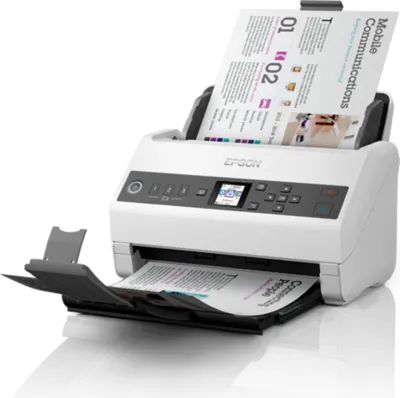 Image de Epson DS-730N Scanner à feuilles 600 x 600 DPI A4 Noir, Gris