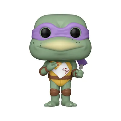 Produktbild von Funko Pop! Animation: Teenage Mutant Ninja Turtles 1990 - Donatello with Pizza #1609