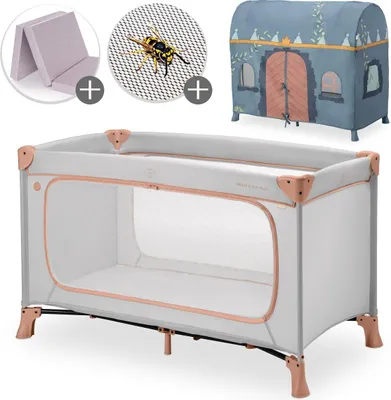 Produktbild von Hauck Reisebett Set Dream N Play Plus inkl. Spielzelt,