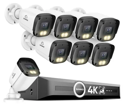 Zdjęcie produktu dla 8-megapikselowa kamera monitoringu zewnętrznego w jakości Ultra-HD – wodoszczelna (IP67) z szerokokątnym obiektywem