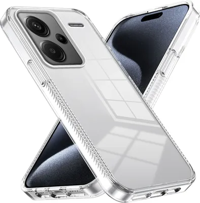 Produktbild von Hülle für Xiaomi Redmi Note 13 Pro+ Rutschfest Kristallklare Stoßfeste TPU Bumper Handyhülle Transparent