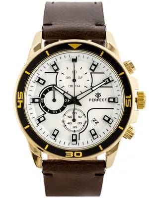 Zdjęcie produktu dla Zegarek Męski Perfect Ch02L - Chronograf (Zp351B) + Box