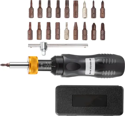 Zdjęcie produktu dla SucceBuy Regulowany śrubokręt dynamometryczny, 1/4 cala sześciokątny, 10-50 in/lb, przyrost 5 in-lb