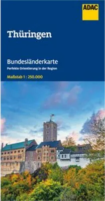 Produktbild von ADAC Bundesländerkarte Deutschland 08 Thüringen 1:250.000