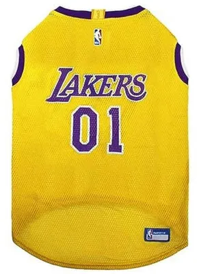 Produktbild von Pets First NBA LOS Angeles Lakers Hunde-Trikot, Größe XL, Tank-Top, Basketball-T