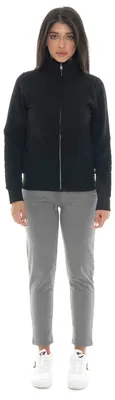 Produktbild von Sweatshirt Damen Leone 1947 Apparel Stehkragen Reißverschluss