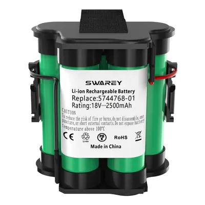 Produktbild von 18V 2500mAh Li-ion Akku Batterie Werkzeugakkus Akku-Werkzeugbatterie für  Gardena Mähroboter R45 Li R70 Li R80Li R75 Li R50 Li R40 Li R38 Husqvarna Automower 105 305 308X Li Rasenroboter Rasenmäher Flymo Robotic Lawnmower 1200R