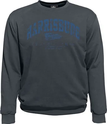 Produktbild von Übergrößen Sweatshirt AHORN SPORTSWEAR Harrisburg blau Iron Grey 3XL