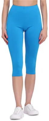 Produktbild von Bellivalini Damen 3/4 Leggings aus Viskose BLV50-148 (Blau, L)