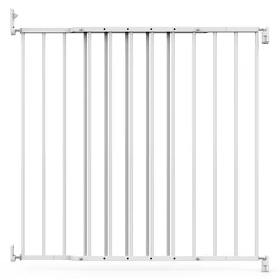 Produktbild von GEUTHER Türschutzgitter 4710 Metall weiß 60–107 cm | Schraubgitter | barrierefrei, modern & sicher