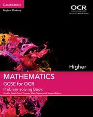 Produktbild von GCSE Mathematics for OCR Higher Problem-solving Book