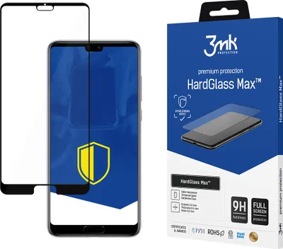 Produktbild von 3mk HardGlass Max Schutzglas für Huawei P20 Schwarz KP20984