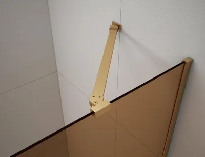 Produktbild von Polysan ESCA Eckprofil 900mm, Gold matt