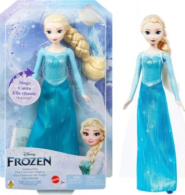 Produktbild von Disney Frozen Singing Elsa Doll, Modepuppe, Weiblich, 3 Jahr(e), Junge/Mädchen, Mit Ton, Mehrfarbig