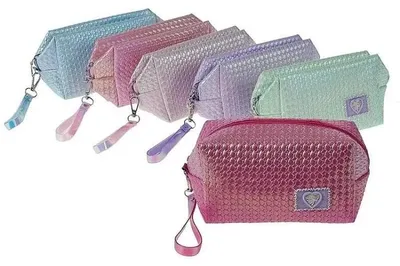 Produktbild von Kosmetiktasche für die Aufbewahrung von Make-up und Pflegeprodukten, aus Folie, 257x113 mm