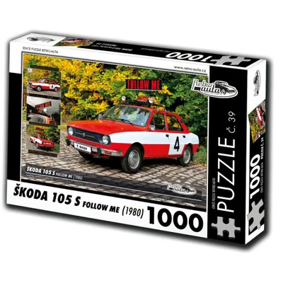 Obrázok produktu pre Puzzle č. 39 - ŠKODA 105 S FOLLOW ME (1980) 1000 dielikov