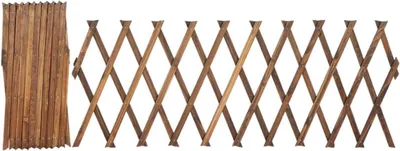 Imagen del producto de Planta trepadora con estaca de madera, extensible, 30 x 200 cm, para jardín y balcón
