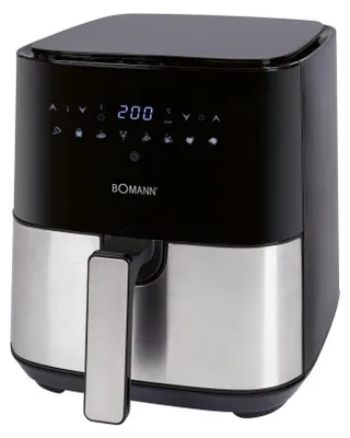 Image de Friteuse à air chaud 5L Bomann FR6069HCB-Noir/Inox