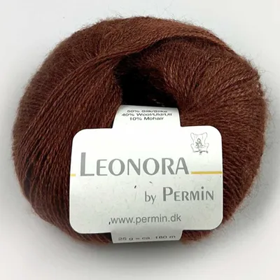 Zdjęcie produktu dla Leonora by Permin – elegancka przędza z jedwabiu, wełny i moheru (29 nuss)
