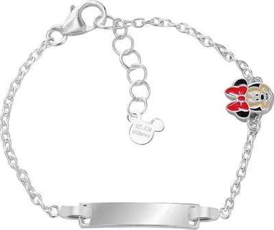 Produktbild von Armbanden   Mit Platte Disney Silber   Kollektion Minnie Mouse - kind
