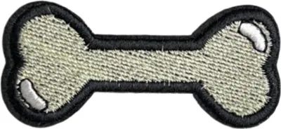 Produktbild von Hundeknochen-Emblem zum Aufbügeln