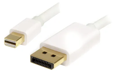 Produktbild von StarTech.com 2m Mini DisplayPort auf DisplayPort 1.2 Kabel - 4K x 2K UHD Mini DisplayPort auf DisplayPort Adapter Kabel - Mini DP auf DP Monitorkabel - mDP auf DP Konverterkabel, 2 m, mini DisplayPort, DisplayPort, Stecker, Stecker, 3840 x 2400 Pixel