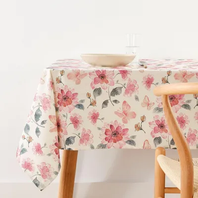 Produktbild von Fleckabweisende Tischdecke 300 x 140 cm aus 100% Baumwolle