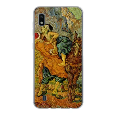 Produktbild von MuchoWow® Handyhülle Schutzhülle Hülle für Samsung Galaxy A10 Der barmherzige Samariter - Vincent van Gogh Silikon Softcase Handy Hülle - Schutzhülle
