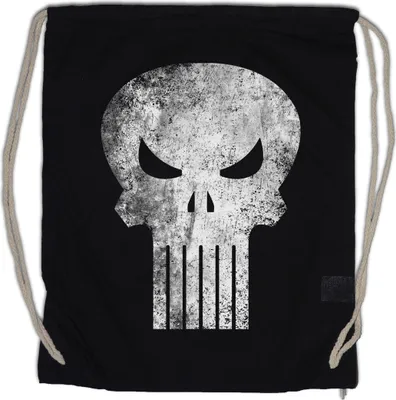 Produktbild von Urban Backwoods P Skull, Turnbeutel, Farbe: Schwarz