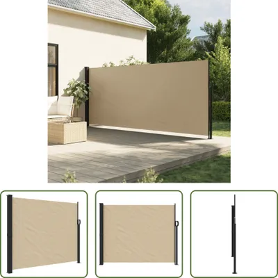 Image de The Living Store Store latéral extensible Beige 160x600 cm