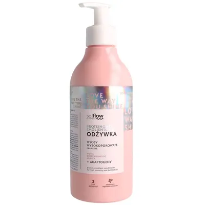 Zdjęcie produktu dla So!Flow - Emolientowo-proteinowa odżywka do włosów wysokoporowatych, 400ml