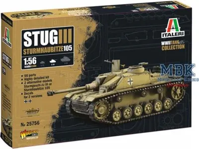Produktbild von ITALERI IT25756 Sd.Kfz. 142/1 StuG III - StuH 1:56