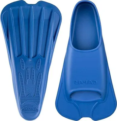Produktbild von Kurze Schwimmflossen aus Silikon, blau, XS
