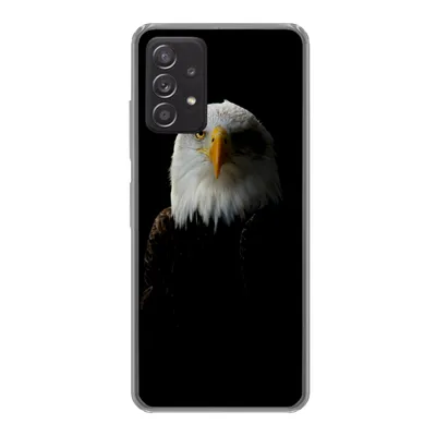 Produktbild von MuchoWow® Handyhülle Schutzhülle Hülle für Samsung galaxy a73 Adler - Vogel - Schwarz Silikon Softcase Handy Hülle - Handyhülle