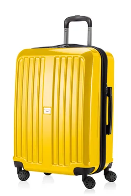 Produktbild von HAUPTSTADTKOFFER - X-Berg - Mittelgroßer Hartschalenkoffer Trolley, 4 Doppelrollen, Volumenerweiterung, TSA-Zahlenschloss, 65cm, 90 Liter,Gelb