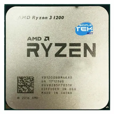 Obrázek produktu pro AMD Ryzen 3 1200, AMD Ryzen™ 3, Socket AM4, 14 nm, AMD, 3,1 GHz, 32-bit, 64bitový